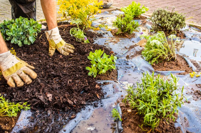 Shredded Mulch Installation in Ventura County, CA